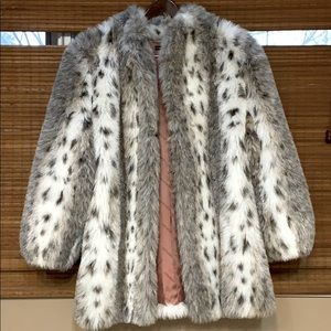 Faux fur jacket by Jordache